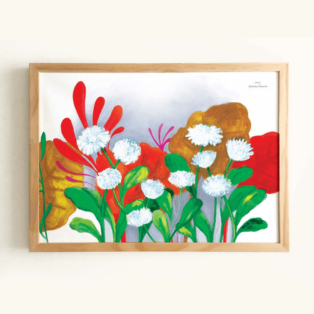 Affiche &quot;Fleurs de marguerites&quot;